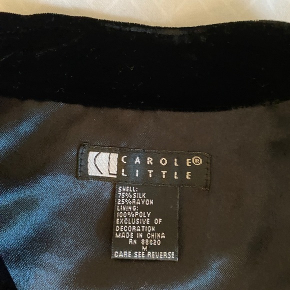 Carole Little silk and rayon jacket, size medium. Beaded. Elegant. Worn once - Picture 16 of 16